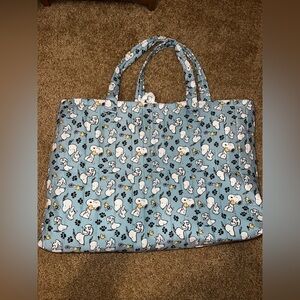 Blue Snoopy Tote Bag